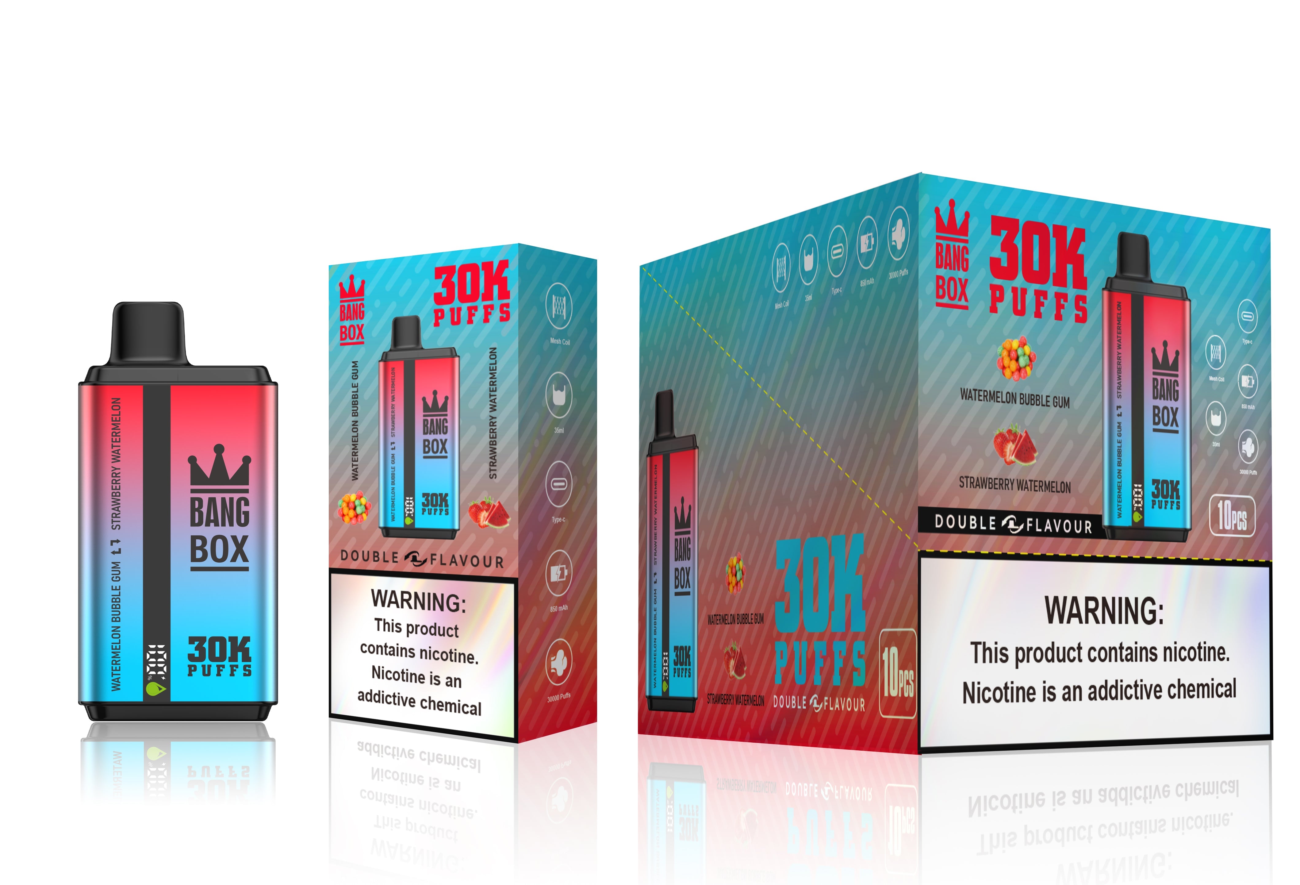 BANGBOX 30000 Puffs Double Flavor Disposable Vape Wholesale - VZVAPE