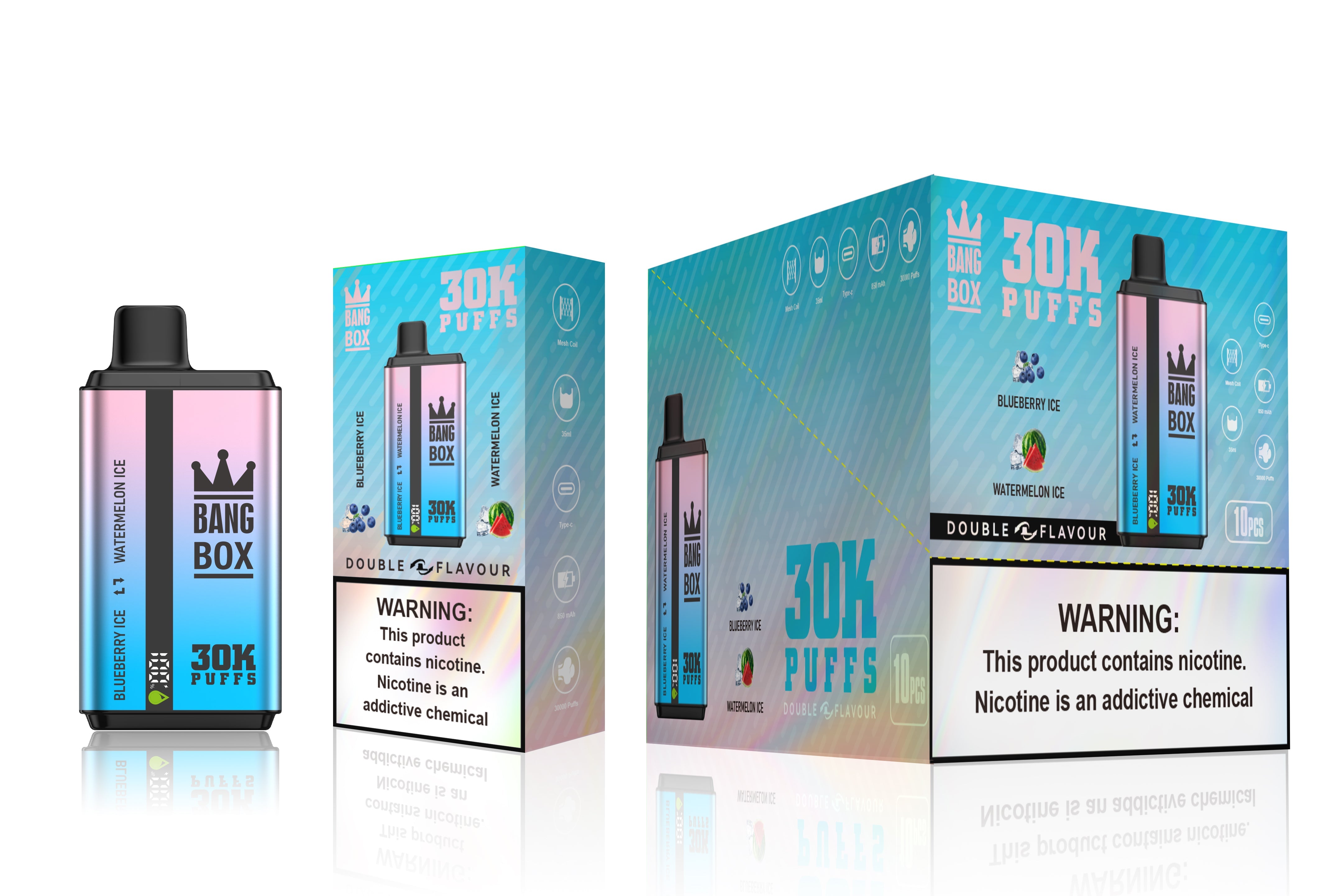 BANGBOX 30000 Puffs Double Flavor Disposable Vape Wholesale - VZVAPE