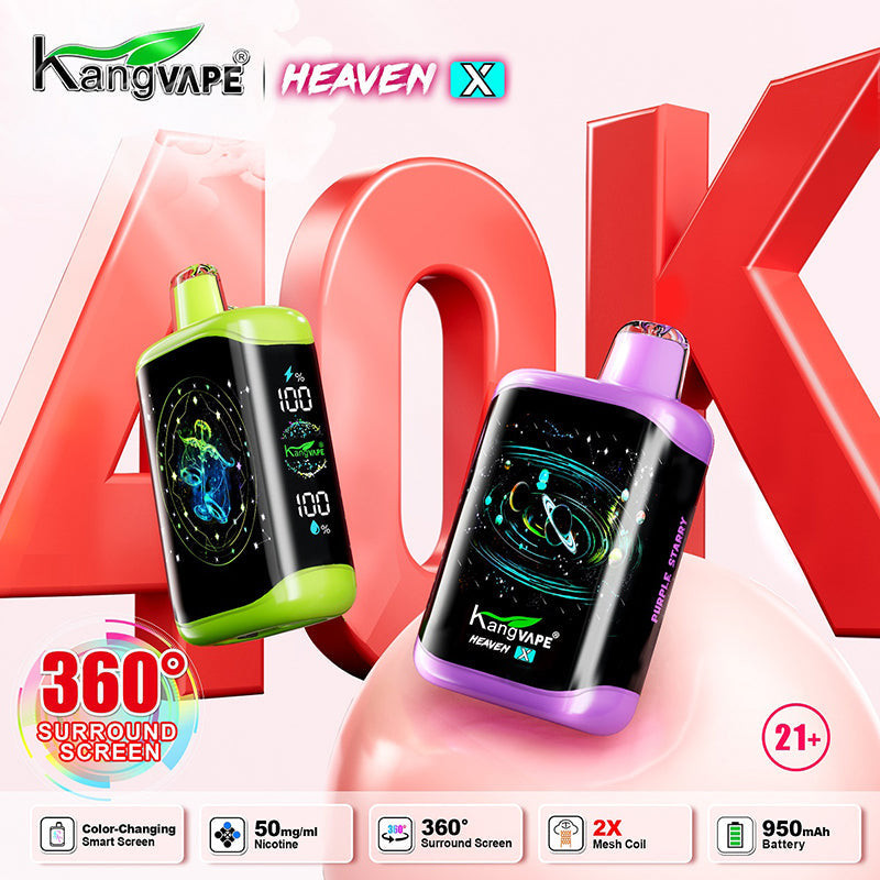 Kangvape HEAVEN X 40000 Puffs Disposable Vape Wholesale - Vapz Vape Wholesale