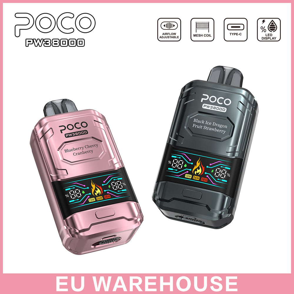 EU Warehouse POCO PW 38000 Puffs Disposable Vape Wholesale - [VzVape.com]