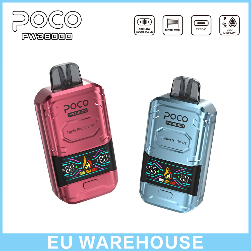 EU Warehouse POCO PW 38000 Puffs Disposable Vape Wholesale - [VzVape.com]