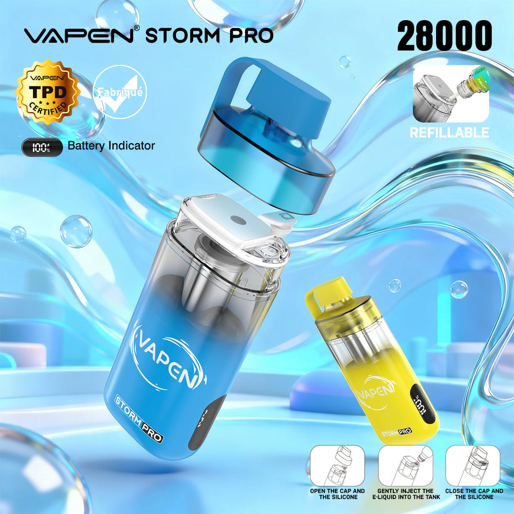EU Warehouse VAPEN Storm Refillable Vape Wholesale - [VzVape.com]
