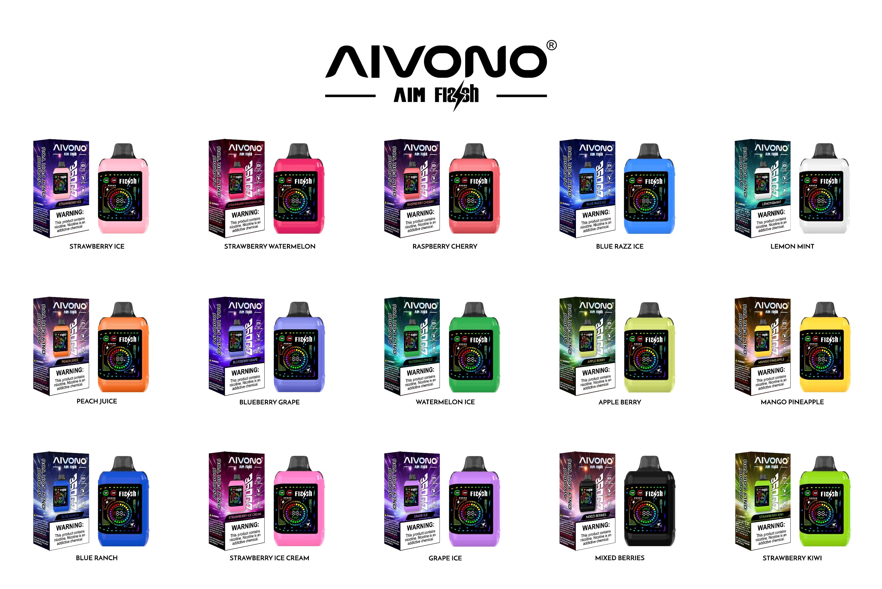 AIVONO FLASH 35000 Puffs Disposable Vape Wholesale - VZVAPE