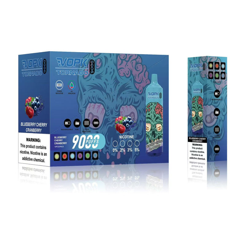 VOPK TORNADO 9000 Puffs Disposable Vape Wholesale - VZVAPE