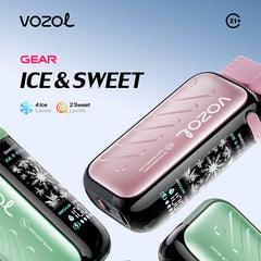 EU Warehouse VOZOL Gear Ice& Sweet 50000Puffs 30ml Disposable Vape Wholesale - [VzVape.com]