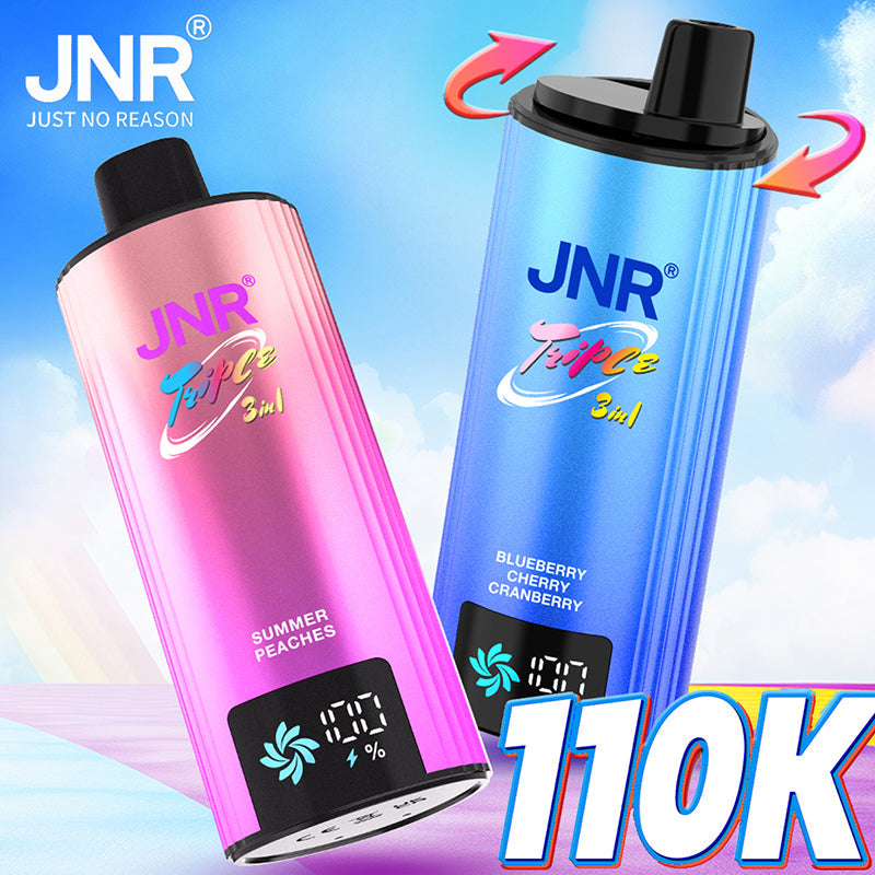 JNR TRIPLE 3 IN 1 110k Puffs Disposable Vape Wholesale VzVape Wholesale JNR TRIPLE 3 IN 1 110k Puffs Disposable Vape Wholesale VzVape Wholesale