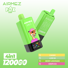 EU Warehouse Airmez FOX 4 IN 1 120000 Puffs Disposable Vape Wholesale - Vapz Vape Wholesale