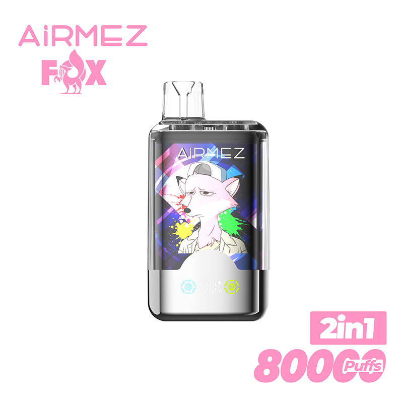 EU Warehouse Airmez FOX 2 IN 1 80000 Puffs Disposable Vape Wholesale - [VzVape.com]