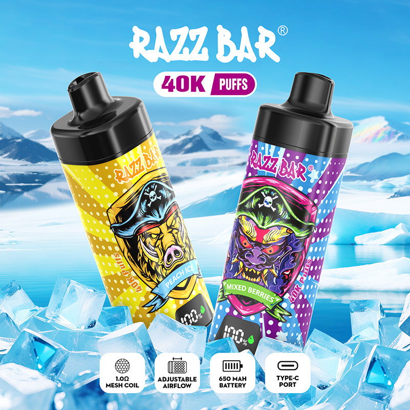 EU Warehouse Razz Bar 40000 Puffs Disposable Vape Wholesale - [VzVape.com]