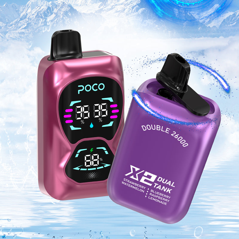 EU Warehouse POCO DOUBLE 26000 Puffs Disposable Vape Wholesale - [VzVape.com]