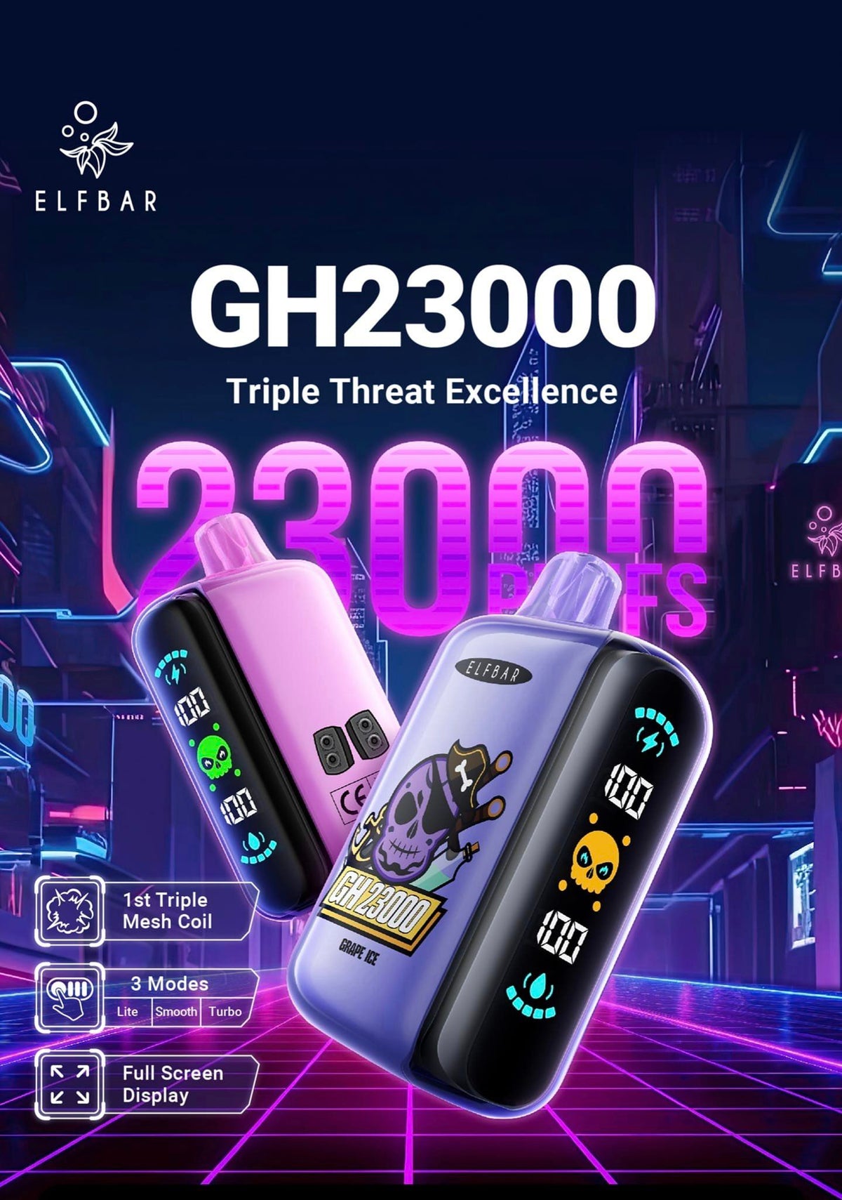 ELF BAR GH23000 Puffs Disposable Vape Wholesale - VZVAPE