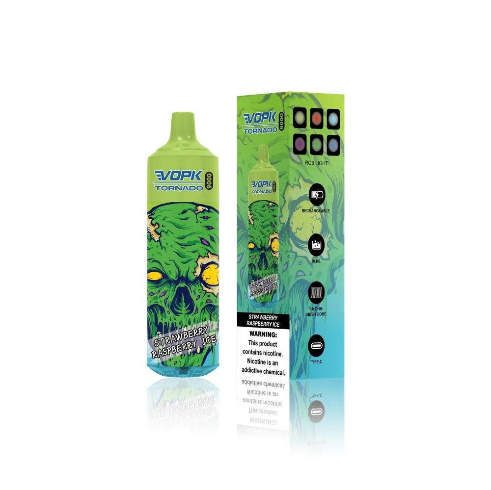 VOPK TORNADO 9000 Puffs Disposable Vape Wholesale - Vapz Vape Wholesale