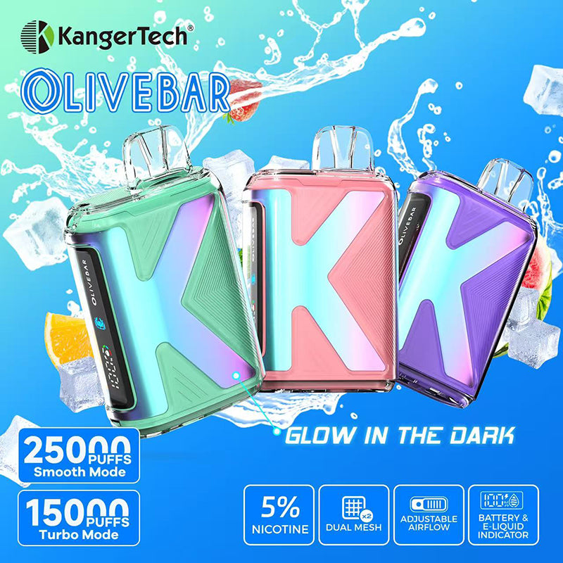 KangerTech OliveBar 25000 Puffs Disposable Vape Wholesale - VZVAPE