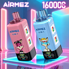 EU Warehouse Airmez FOX 8 IN 1 160k Puffs 60ml Disposable Vape Wholesale - [VzVape.com]