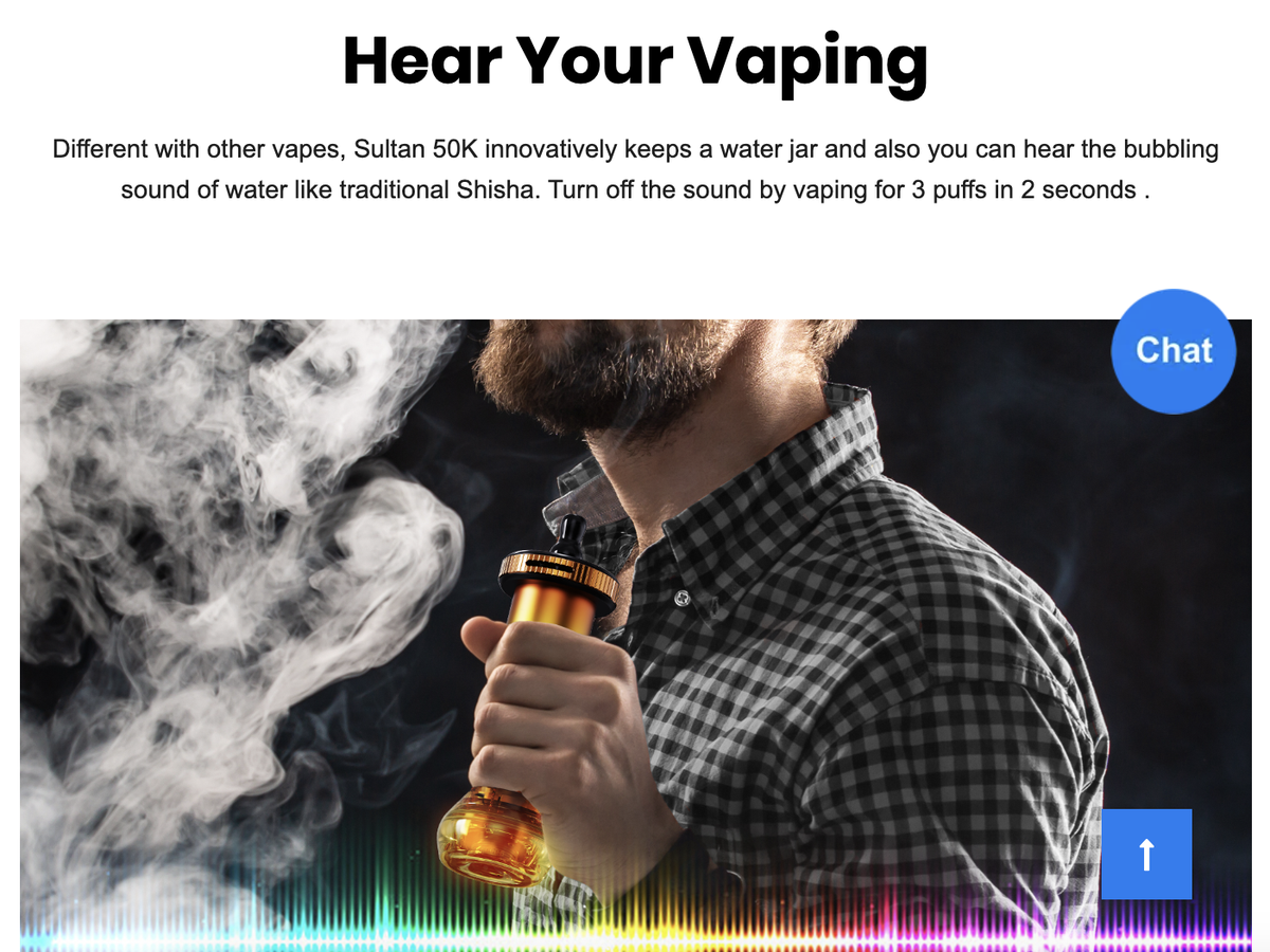 MOSMO Sultan 50000 Puffs Hookah Shape Disposable Vape Wholesale - VZVAPE