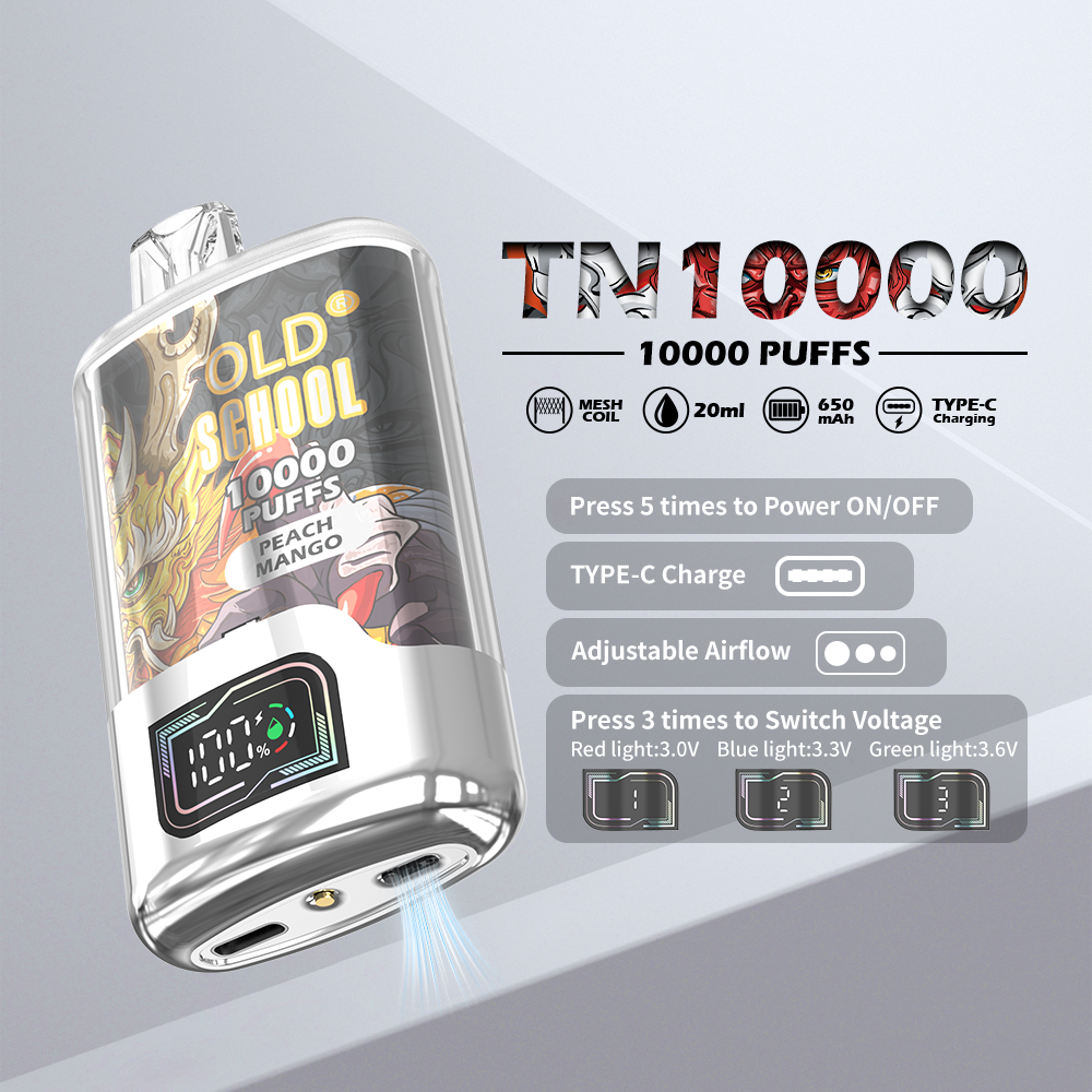 OLD School TN10000 Puffs Disposable Vape Wholesale - VZVAPE