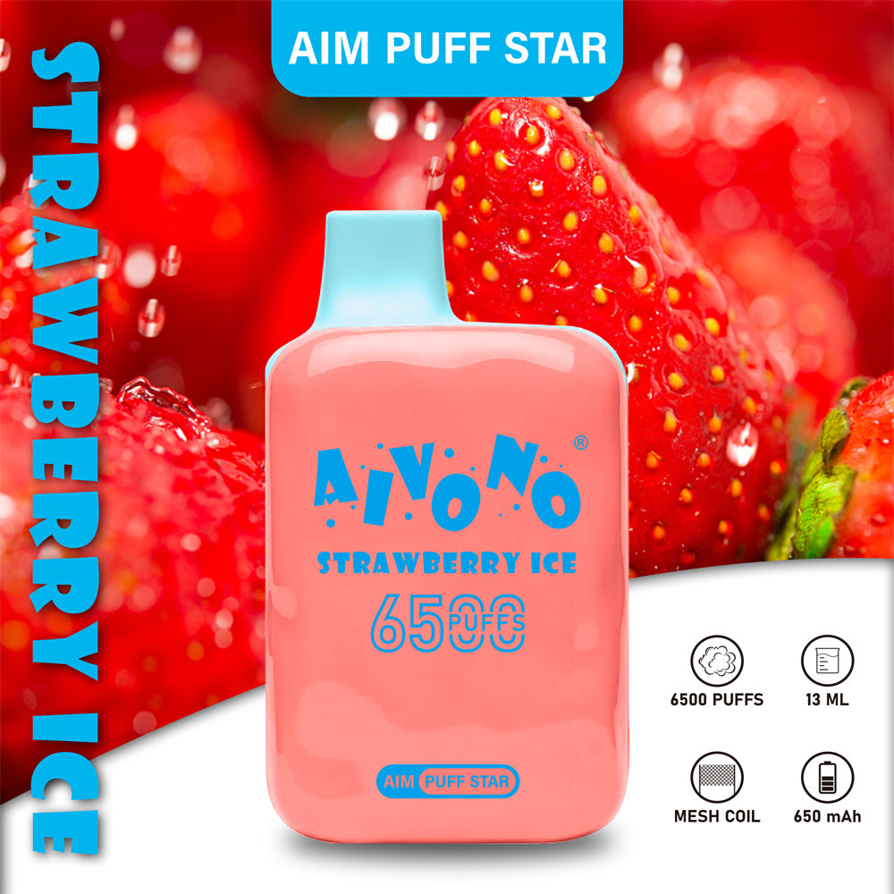 AIVONO AIM  PUFFSTAR 6500Puffs Disposable Vape Wholesale - VZVAPE