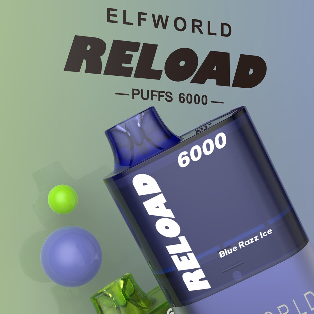 ELFWORLD Reload 6000 Puffs Disposable Vape Wholesale - Vapz Vape Wholesale