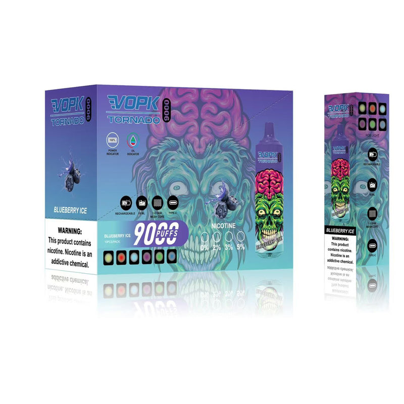 VOPK TORNADO 9000 Puffs Disposable Vape Wholesale - VZVAPE