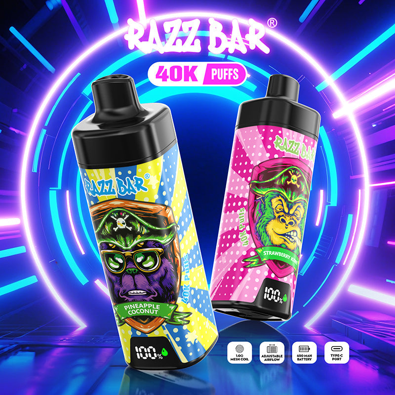 EU Warehouse Razz Bar 40000 Puffs Disposable Vape Wholesale - [VzVape.com]