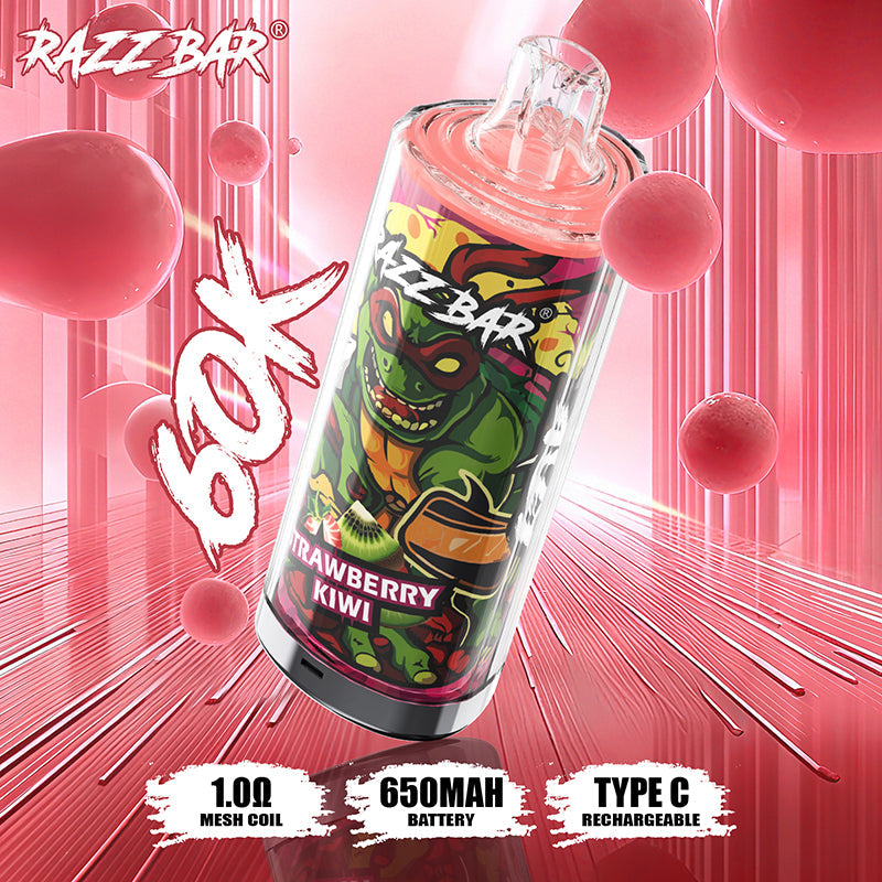 EU Warehouse Razz Bar 60000 puffs Disposable Vape Wholesale - [VzVape.com]