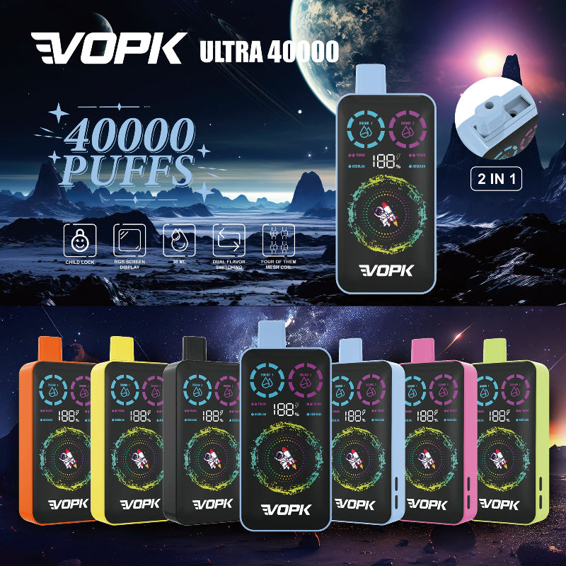 EU Warehouse VOPK ULTRA 40000 Puffs Disposable Vape Wholesale - VZVAPE