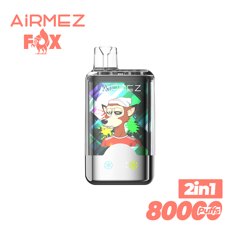 EU Warehouse Airmez FOX 2 IN 1 80000 Puffs Disposable Vape Wholesale - Vapz Vape Wholesale