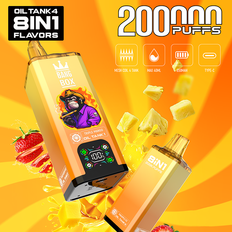 BANGBOX  8IN1  200K Puff 100ml Disposable Vape Wholesale - [VzVape.com]