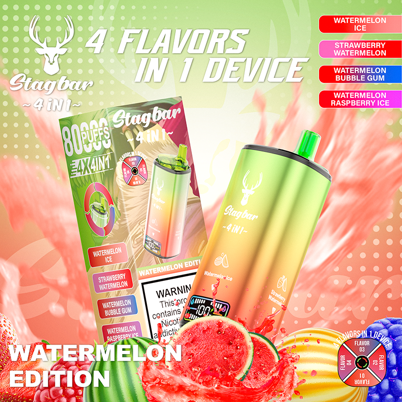 EU Warehouse Stagbar 4IN1 80000 Puffs Disposable Vape Wholesale - [VzVape.com]