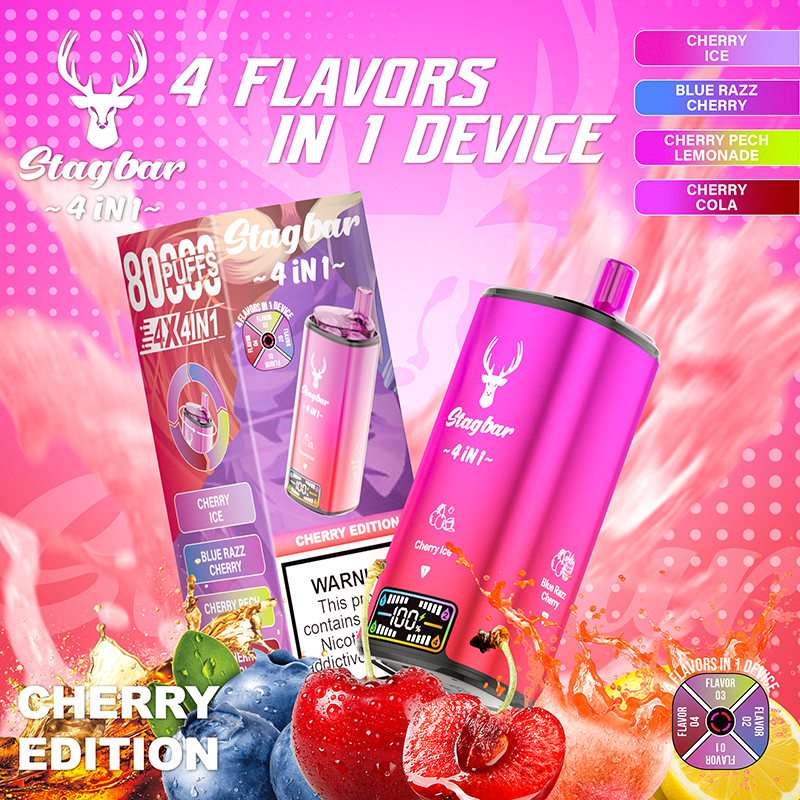 Stagbar 4IN1 80000 Puffs Disposable Vape Wholesale - Vapz Vape Wholesale