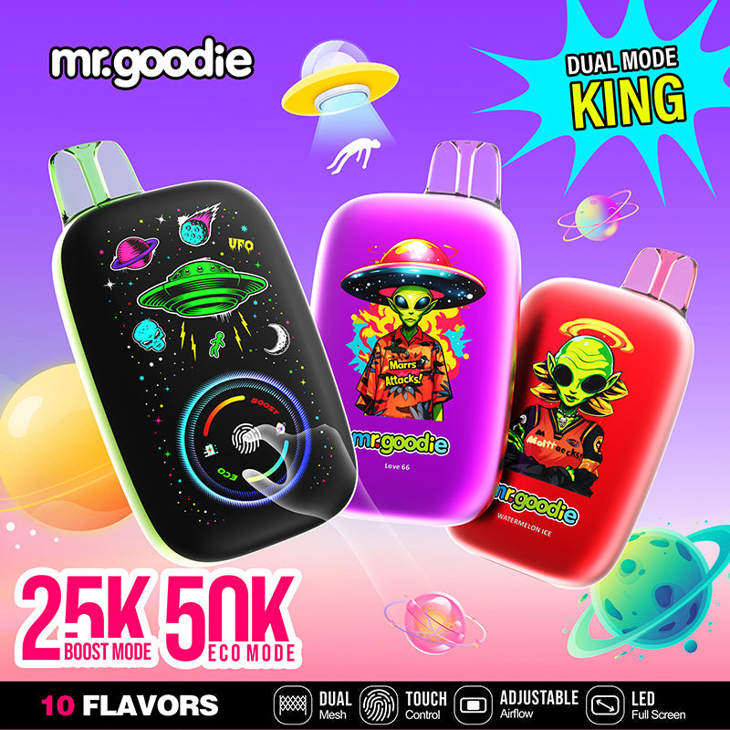 Mr.Goodie SP02 Dual Mode King 50000 Puffs Disposable Vape Wholesale - [VzVape.com]