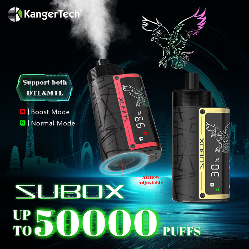 KangerTech SUBOX  50000 Puffs Disposable Vape Wholesale - Vapz Vape Wholesale