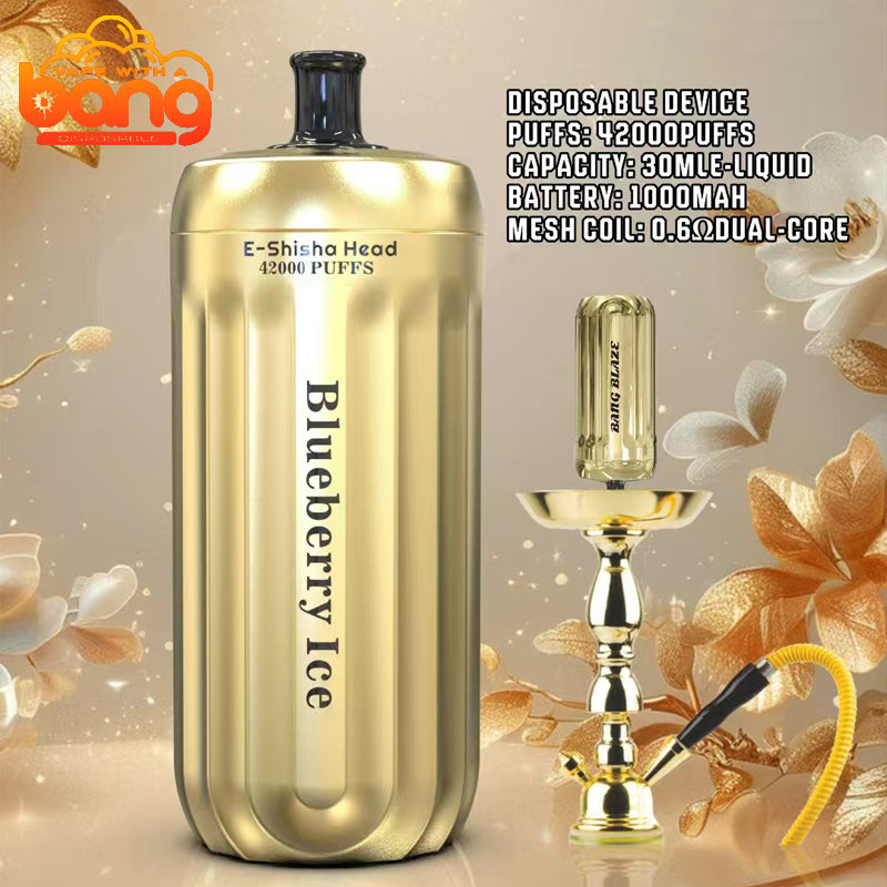 BANG E-Shisha Head 42000 Puffs Disposable Vape Wholesale - Vapz Vape Wholesale
