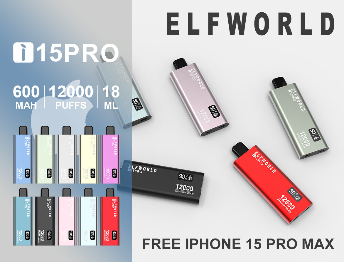 ELF WORLD i15 Pro 12000 Puffs Disposable Vape Wholesale - VZVAPE
