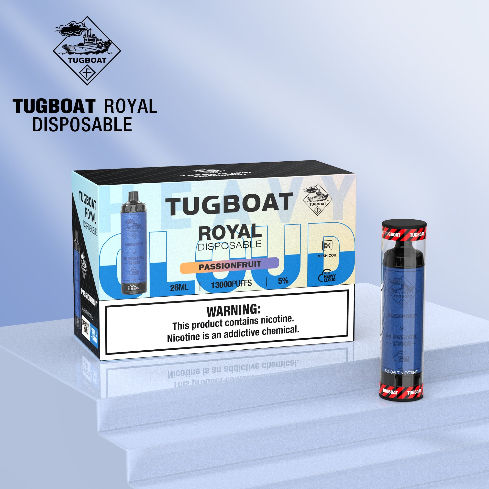 TUGBOAT Royal  13000 Puffs Disposable Vape Wholesale - VZVAPE