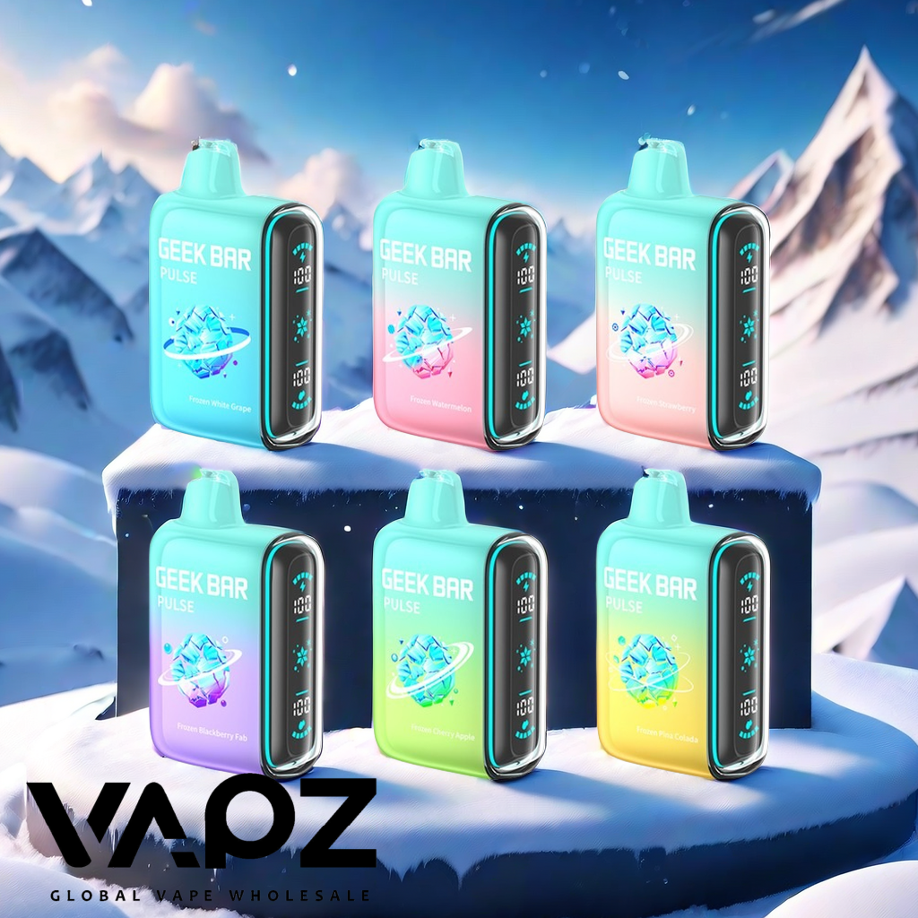 Geek Bar Pulse 15000 Puffs Frozen Edition Disposable Vape Wholesale - Vapz Vape Wholesale
