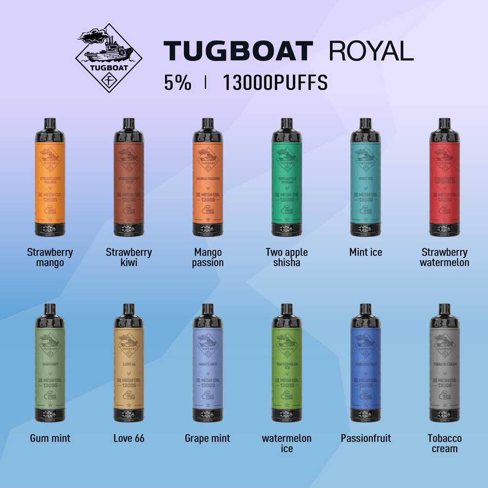 TUGBOAT Royal  13000 Puffs Disposable Vape Wholesale - [VzVape.com]