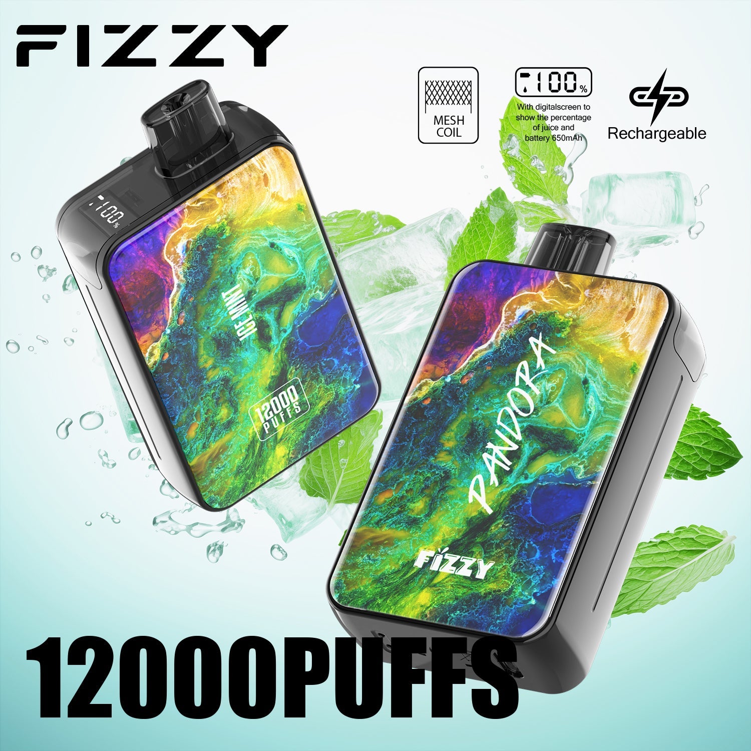 FIZZY PANDORA 12000 Puffs Disposable Vape Wholesale - Vapz Vape Wholesale
