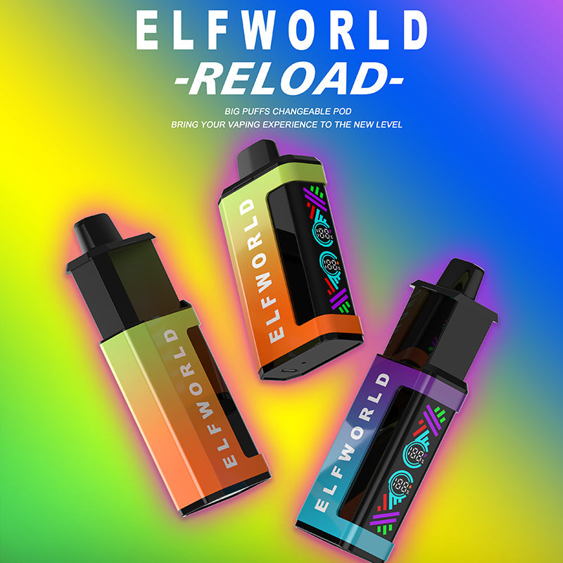 ELF WORLD Reload  25000 Puffs Pod Device System Wholesale - VZVAPE