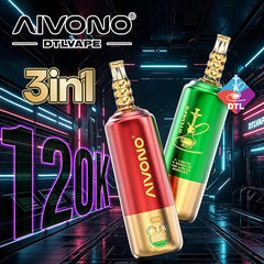 EU Warehouse AIVONO DTL 3 IN 1 120K Puffs Disposable Vape Wholesale - [VzVape.com]