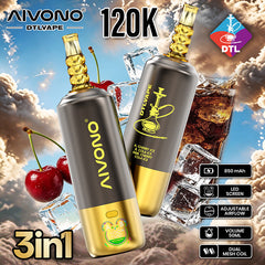 EU Warehouse AIVONO DTL 3 IN 1 120K Puffs Disposable Vape Wholesale - [VzVape.com]