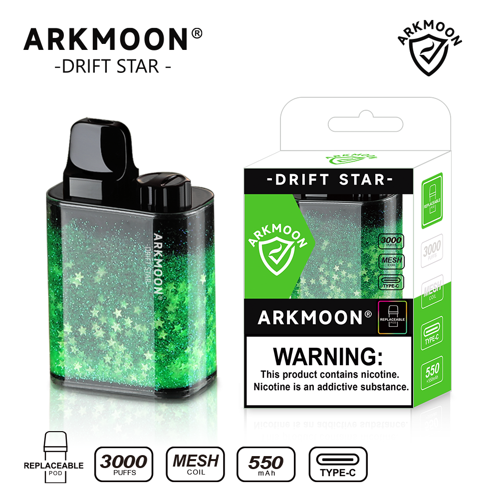 AOKIT Arkmoon Drift Star 3000 Puffs Vape Pod Device Wholesale - VZVAPE