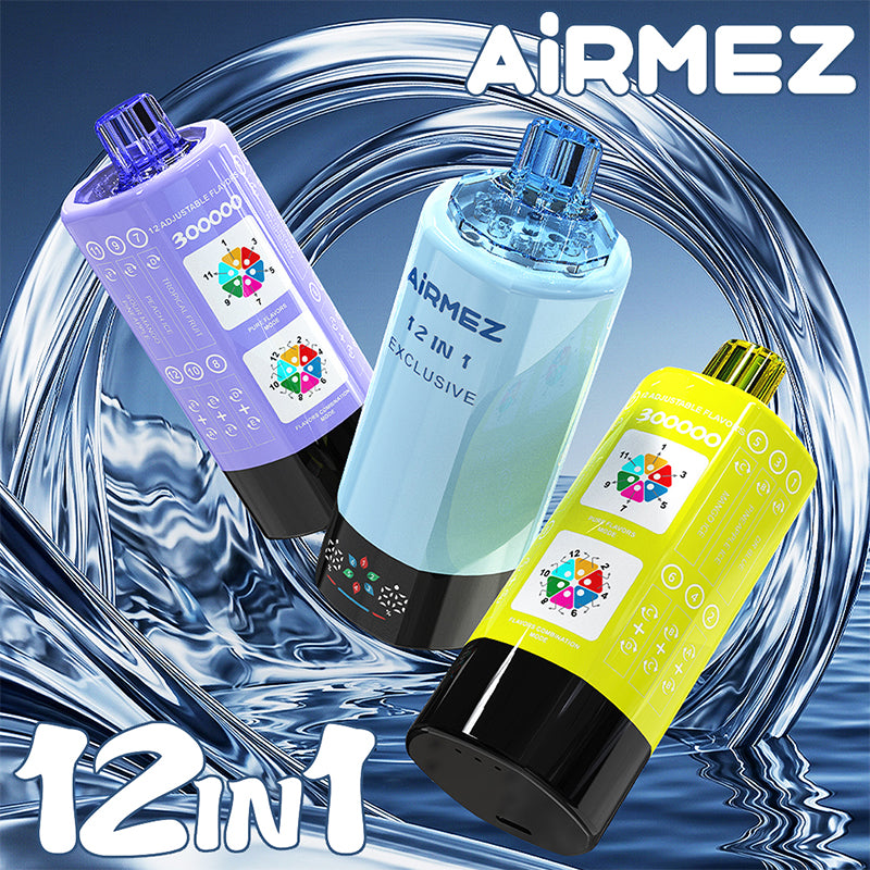 EU Warehouse Airmez 12 IN 1 300K Puffs Disposable Vape Wholesale - [VzVape.com]