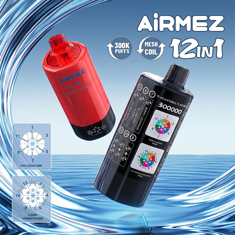 EU Warehouse Airmez 12 IN 1 300K Puffs Disposable Vape Wholesale - [VzVape.com]