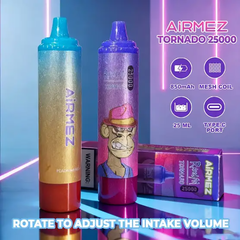 EU Warehouse Airmez Tornado 25000 Puffs Disposable Vape Wholesale