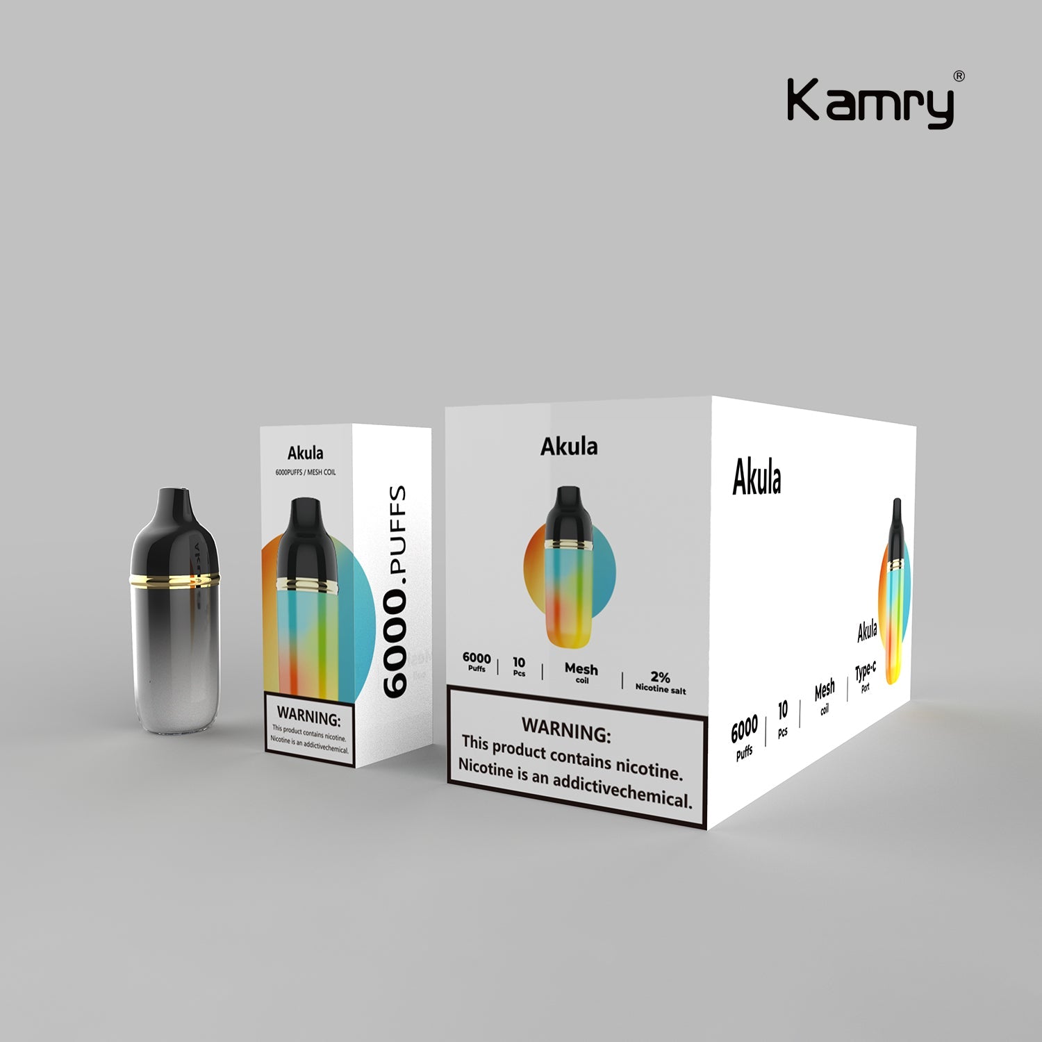 Kamry Akula 6000 Puffs Disposable Vape Wholesale - VZVAPE