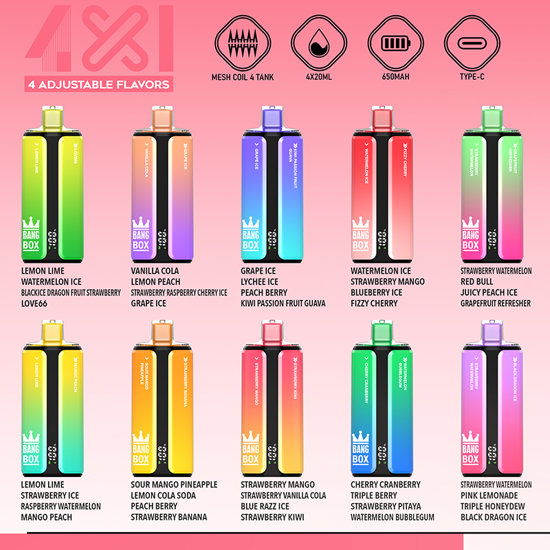 BANGBOX 4 IN 1 160 Puffs Disposable Vape Wholesale - [VzVape.com]
