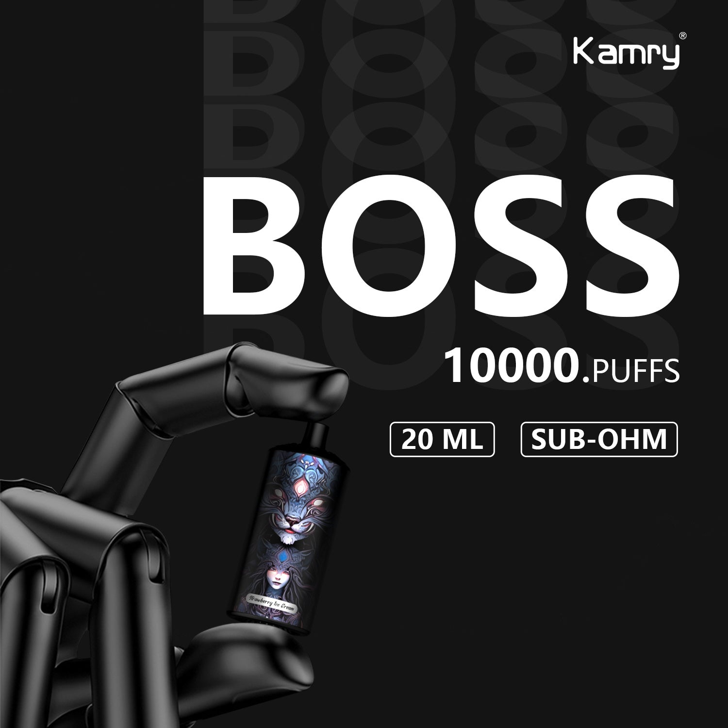 Kamry Boss 10000 Puffs Disposable Vape Wholesale - VZVAPE