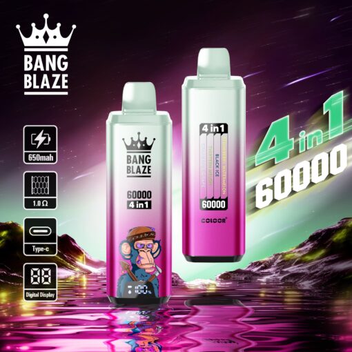 BANG BLAZE 4IN1 60000 Puffs Disposable Vape Wholesale - Vapz Vape Wholesale