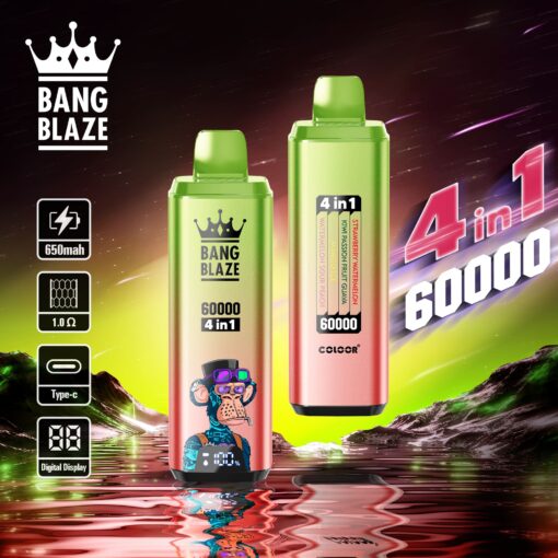 BANG BLAZE 4IN1 60000 Puffs Disposable Vape Wholesale - Vapz Vape Wholesale